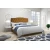Postelja 14 slim z gumbi - 160x200 cm