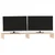 Stalak za monitor 100x27x10 cm od masivne borovine