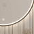 LED Ogledalo Divissi L - 80x80cm
