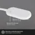 Briloner 2177016 - LED prigušiva fleksibilna zidna lampa LED/6W/230V bela