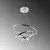 Opviq Luster SIMIT 13685, Srebrni