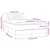 vidaXL Box spring postelja z vzmetnico moder 120x200 cm blago