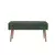 Hanah Home Trpezarijska klupa Vina 1070 110x50x40cm Bež-Zelena