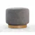 Atelier del Sofa Tabure Turneed, 55x43x55cm, Sivi