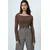 Trend Alacati Stili Ženska bluza Alc-X14395, Braon