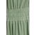 Pamučna haljina Deha boja: zelena, maxi, širi se prema dolje