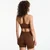 Modrček Nike Pro Seamless Light-Support Padded Sports Bra Cacao Wow XS