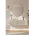 Hanah Home komoda Corsa 120, 120 cm, bela / travertin