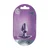 Ouch! Smooth Silicone Anal Plug Small Metallic Purple