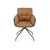 Stol Houston 1548 (Rjava + Temno rjava) Rjava, Temno rjava, 85x61x61cm, Blago, Kovina