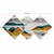 Wallity slika 4MDF1722625714, 60x115 cm, 4 dijela