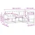 Set vanjskih sofa s jastukom 4 pcs Prirodna i crna