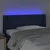Vidaxl vidaXL Vzglavje postelje z LED modro 93x16x78/88 cm blago