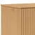 Visoka komoda OLDEN smeđa 85 x 43 x 125 cm od masivne borovine