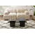 Hanah Home Klub sto Sanctuary, 110x41.5x45cm, Crni