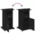 Podij s ladicama Crni hrast 55 x 55 x 107 cm Konstruirano drvo