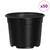 Okrugla saksija za cveće 50 pcs Crna O 10 x 8 cm Plastika