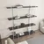 Hanah Home Polica za kuću Moss, 160x180x29,6 cm, Crno-bela
