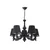 Opviq Luster Fiona Chain, 15x10x13cm, IP20, Crni