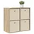 Kreveta s ladicama Sonoma hrast 68,5 x 32 x 67 cm