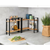 WENKO 53028100 - Polica LOU 30x33 cm crna/smeđa