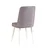 Hanah Home Set trpezarijski sto, 4 trpezarijske stolice i klupa Santiago Grey Belo-Sivi