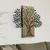Arbre de Vie-2 GreenBlack Decorative Wooden Wall Accessory