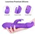 Paloqueth Thrusting & Vibrating Rabbit Vibrator Purple