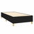 vidaXL Box spring postelja z vzmetnico črna 80x200 cm blago