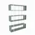 Hanah Home Bruti Green White Polica za knjige 120x180x29.6cm, Zimzelena