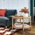 VALNÄS Kolica-sto i prostor.odlaganje, hrastov furnir