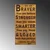Aberto Design Zidna dekoracija Braver Stronger Smarter Loved, 30x3x58 cm, Smeđe boje