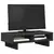 Stalak za monitor crni 50 x 27 x 15 cm od konstruiranog drva