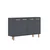 Hanah Home Konzola Venedik, 120x73,6x29,6 cm, Antracit