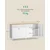 Songmics Shranjevalna omara 40x141x76 cm bela