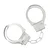 Ouch – Classic Metal Handcuffs - Rdeča