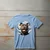 Camiseta Majica sa štampanim printom Cam 569, Dečija, Cijan