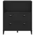 Regal za knjige VIKEN crni 80 x 40 x 90 cm konstruirano drvo
