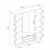Hanah home Ormar Kale 180x210x52cm Crni