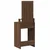 Vidaxl Toaletna mizica Rjava 50 x 41 x 140 cm Konstruiran les