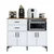 Hanah Home Višenamenska komoda JE166-3283, 120 x40 x98.6 cm, Bela