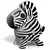 Eugy 3D Slagalica Zebra