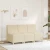 Modularna sofa bez naslona za ruke krem boje 55 cm, tkanina