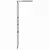 Zid za walk-in tuš Crna 90 x 195 x 0,5 cm Staklo i aluminij