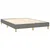 Vidaxl Box spring postelja z vzmetnico temno siva 140x200 cm blago