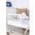 Otroška postelja Junior bela 160x70 cm