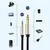 Ugreen TRS audio adapter kabel mini jack 3,5 mm - jack 6,35 mm 2 m siv