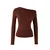 Trendyol Milla ženska bluza Twoaw26Bz00088, smeđa-smeđa