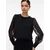 VERO MODA Bluza VMALVA črna