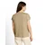 TOM TAILOR Majica  oliva / off-bela
